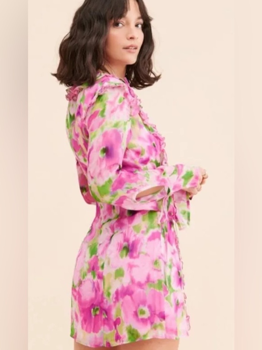Rays for Days CAMERON Pink Floral Dress